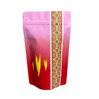 Sachet Doypack Personnalisé en Mylar et Feuille d'Aluminium de Qualité Alimentaire avec Logo Imprimé pour Emballage Café et Thé, Sac à Fermeture Éclair Réutilisable