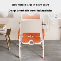 Chaise de douche en alliage d'aluminium Simplywalk 150 kg, chaise de toilette en forme de U, femme enceinte, certification MDR CE, support du distributeur