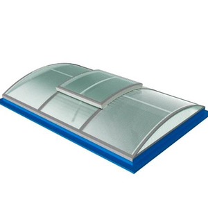 Ultimo lucernario tetto elettrico con telaio in alluminio rotondo in acrilico disegni automatico stile aperto in acciaio inox schermo di rete - Product Image 1
