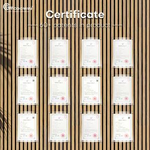 垂直PVCWPC溝付き壁パネル外部Co押し出し木製プラスチック複合スラットウォールクラッド屋外アパート用 - Product Image 4