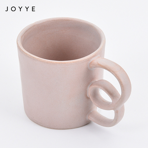 Joyye Lot de tasses à café en grès céramique, finition mate antique, 350 ml, personnalisables, de luxe, pour la rentrée scolaire, artisanales, compatibles lave-vaisselle et micro-ondes - Product Image 2