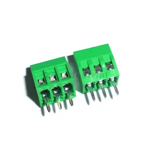 QZ KF128-2.54-terminal de tornillo pcb de 3 pines, bloque de terminales electrónico, conector PCB de 2,54mm, 3P, 2,54mm