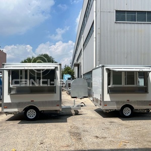 Manufacturer Freezer Pizza Food Trailer Truck For Europe Standard Juice Mobile <b>Bar</b> Food Truck Two-Axis - Product Image 1