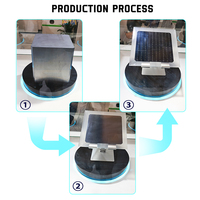 Cellules solaires monocristallines 210*210mm 5BB 22-23.2% l'efficacité de la cellule solaire est PERC panneau de cellule solaire cellules solaires