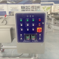Máquina Comercial para Recubrimiento de Alimentos, Equipo Automático para Línea de Producción de Baño de Harina