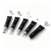 Tubes en plastique PE vides de 20 ml, emballage cosmétique, conteneur pour rouge à lèvres, baume à lèvres, tube souple transparent à presser, bouchon à vis, impression sérigraphique