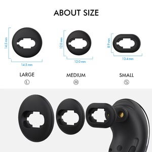 Fundas de Repuesto para Auriculares Intrauditivos SM-<span class=keywords><strong>R180</strong></span>, de Silicona Transpirable con Reducción de Ruido - Product Image 3