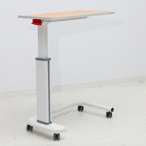 Table de <span class=keywords><strong>repas</strong></span> réglable en hauteur MN-OVT002, plateau mobile pour lit d'hôpital avec roulettes - Product Image 6