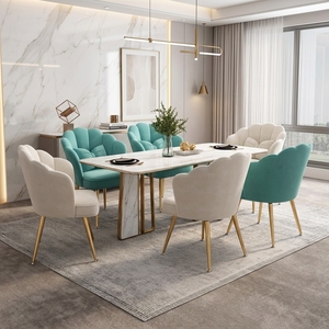 Chaise <span class=keywords><strong>de</strong></span> maquillage, <span class=keywords><strong>tabouret</strong></span> <span class=keywords><strong>de</strong></span> luxe en forme <span class=keywords><strong>de</strong></span> pétale pour chambre à coucher, chaise <span class=keywords><strong>de</strong></span> coiffeuse pour chambre <span class=keywords><strong>de</strong></span> fille avec dossier, chaises <span class=keywords><strong>de</strong></span> réception et <span class=keywords><strong>de</strong></span> salle à manger simples - Product Image 5