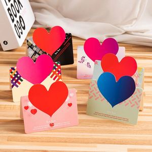 Wholesale Heart Shaped Greeting Cards Holiday <b>Gifts</b> Handwritten Cards Wedding Invitations Thank You Cards Customized - Product Image 2
