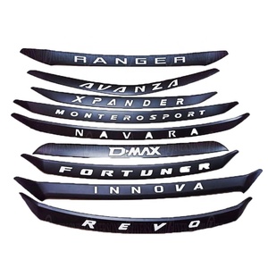 ขอบโครเมียมตกแต่งฝากระโปรงหน้ารถยนต์ Montero Sport สำหรับ Xpander <span class=keywords><strong>FORTUNER</strong></span> <span class=keywords><strong>EVEREST</strong></span> ขายส่ง - Product Image 1