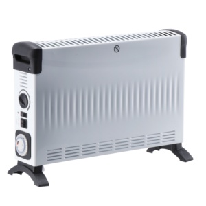 Stufa Elettrica Portatile con Termostato Regolabile 2000W per Casa e Ufficio - Product Image 1