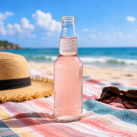 Vente Fabricant : Bouteilles en Verre Transparentes pour Jus, Sodas, Lait de Soja et Boissons – 300ml et 450ml