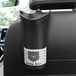 Cubo de almacenamiento para paraguas de coche y cubo de basura multifuncional impermeable colgante puerta ranura contenedor de almacenamiento accesorio decorativo - Product Image 6