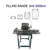 Machine de remplissage de bureau compacte 5ml-2000ml pour petites entreprises