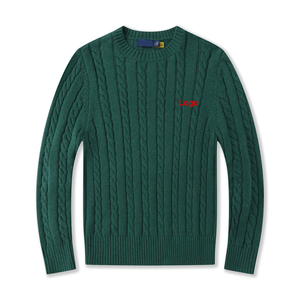 Nuovo 2026: Maglione da <span class=keywords><strong>Uomo</strong></span> in Acrilico 100% con Logo Personalizzato, Certificato GRS, Slim-fit, Stile Old Money con Motivo <span class=keywords><strong>a</strong></span> Trecce, MOQ 100 Pezzi - Product Image 2