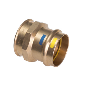 Conector de Plomería Roscado Tipo F de 28 x 3/4 Pulgadas para Agua y Gas, de un Solo Diámetro - Product Image 1