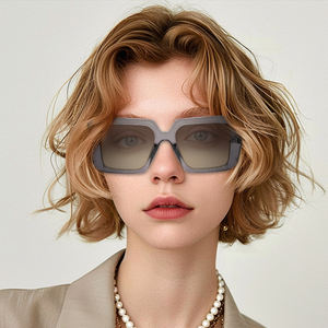 Gafas de Sol Vintage Extra Grandes 2025 para Mujer y Hombre, Retro, Modernas, Color Carey, Cuadradas - Product Image 1