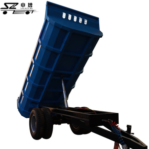 Remolques de camión <span class=keywords><strong>volquete</strong></span> en forma de U de servicio pesado directo de fábrica, camiones semi basculantes para transporte de piedra - Product Image 2