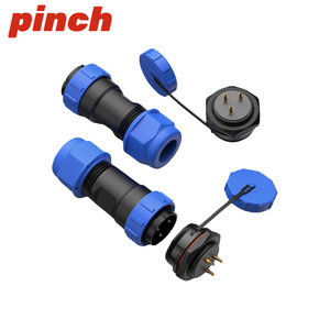 ขั้วต่อการบินกันน้ำสำหรับผู้หญิง10A 600V ใช้ในอุตสาหกรรมพร้อมน็อตด้านหลัง - Product Image 4