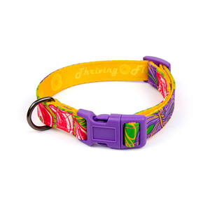 Collar para Perro de Poliéster Estilo Retro MIDEPET, Collar Personalizado Duradero con Cintas de Liberación Rápida y Estampado Colorido - Product Image 6