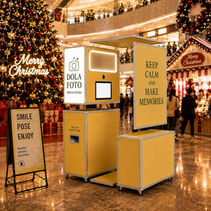 Easy Assembly Modular <strong>Photo</strong> Booth Portable Selfie <strong>Box</strong> Flat Pack Photobooth With Printer Wooden <strong>Photo</strong> Booth - Product Image 3