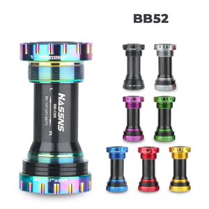 HASSNS Colorido Integrado <span class=keywords><strong>Hueco</strong></span> BB Tornillo-En MTB Bicicleta Eje central 68/73mm Soporte inferior de bicicleta - Product Image 1