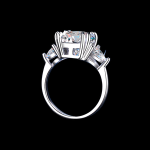5ct <strong>Moissanite</strong> <strong>Ring</strong>, Stunning Sterling Silver <strong>Moissanite</strong> <strong>Ring</strong> <strong>Men</strong> and Women, Engagement <strong>Ring</strong> <strong>Moissanite</strong> Diamond Wedding <strong>Ring</strong> - Product Image 3
