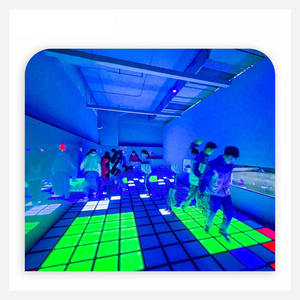 Jeu actif sol verre interactif couleur carrés lumière sol lave activer jeu de tuiles - Product Image 6