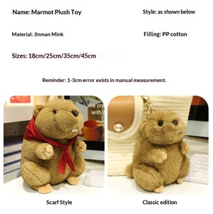 Oso de Peluche Creativo y Adorable de Celebridad de Internet, Juguete de Peluche, Muñeco de Trapo, Muñeca de Cumpleaños, de Fieltro, Franela y Malla, para Alivio del Estrés - Product Image 6