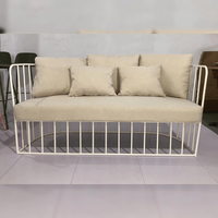 Siège en tissu moderne de haute qualité Cabine de meubles de restaurant à café Bon prix pour salle à manger Hôtel en bois pour le marché du café