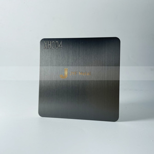 EX788 Custom Brushed <b>Black</b> Titanium Champagne Gold Sandblasted 304 Stainless Steel <b>Plate</b> No.4 Surface Finish Welding JIS - Product Image 2