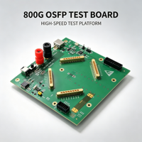 Plateforme de test et de débogage de signaux 8 voies 800G OSFP pour alignement de modules optiques en laboratoire de télécommunications 5G