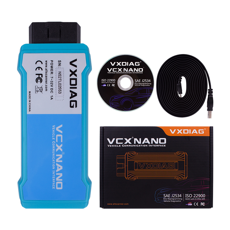 VXDIAG VCX NANO自動診断ツール トヨタTIS Techstream V12.00.127対応