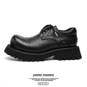 รองเท้าหนังแท้ผู้ชายดาร์บี้นิ้วหัวมนสำหรับนักธุรกิจลำลองระบายอากาศได้ดีมีความยืดหยุ่นดีไซน์คลาสสิกทันสมัยทนทานต่อการฉีกขาด - Product Image 3