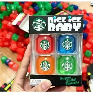 Juguete Antiestrés de Cubitos de Maltosa, Personalizable con Logotipo, Bonitos Cubitos de Hielo - Product Image 1
