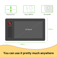 VEIKK A15 Tablette à dessin avec interface USB, compatible avec Windows, Android et PC pour un flux de travail créatif transparent