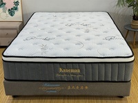 Meubles de chambre à coucher personnalisés et abordables, matelas de luxe King Queen Double, matelas hybride en latex et ressorts ensachés, matelas en mousse à mémoire de forme