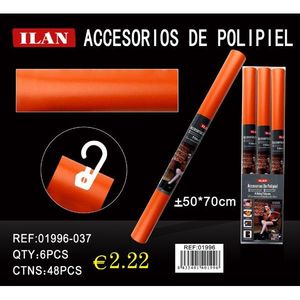 Rotolo di accessori in similpelle Ilan 50x70cm, pelle sintetica arancione per progetti fai da te - Product Image 3