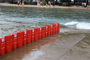 Barriere di inondazione di emergenza deviazione dell'acqua in plastica a distribuzione rapida per la sicurezza del traffico stradale autostradale - Product Image 2