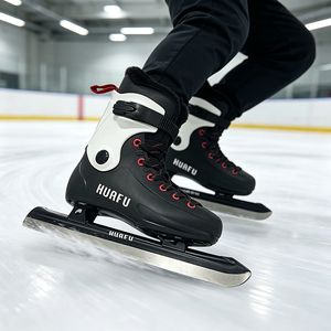 Patins à glace pour adultes, débutants, hommes et femmes, lame en acier, doublure chaude, bottes de patinage sur glace, chaussures de patinage sur glace, taille 37-46 - Product Image 3