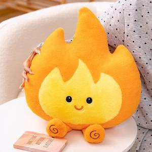 Cojín de Peluche HECION Trendy de 46 cm con Diseño de Duende de Fuego, Lindo Cojín de Peluche con Forma de Duende de Fuego, Regalo Perfecto para Niñas - Product Image 1