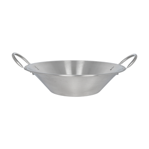 Cazo <span class=keywords><strong>Mexicano</strong></span> de Acero Inoxidable de Alta Resistencia Estilo <span class=keywords><strong>Mexicano</strong></span> para Paella, Mariscos y Carnitas, Ideal para Cocina o Camping - Product Image 1