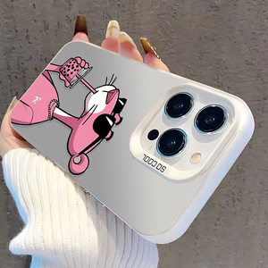 Fundas para Teléfono Móvil Trendcomm con Diseño de Leopardo Rosa, Estilo Urbano, de TPU+PC, Resistentes a Impactos y con Pintura UV, para el Modelo <span class=keywords><strong>CA</strong></span> - Product Image 2