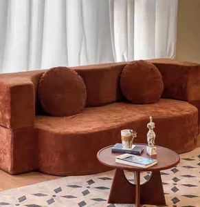 أريكة سرير قابلة للطي مضغوطة بالتفريغ لشخصين/ثلاثة أشخاص، متعددة الأغراض للمساحات الصغيرة والشقق، قابلة للإزالة والغسل، أريكة مريحة - Product Image 1