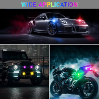 Voiture Vélo Moto 7 Couleurs Strobe Aircraft Light Universal Warning Lights Mini USB Drone Strobe Light Aircraft Night Flashing