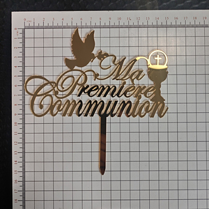 เครื่องแต่งหน้าเค้กอะคริลิค Heureux Bapteme - Product Image 6