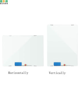 <span class=keywords><strong>Tableau</strong></span> blanc magnétique en verre GAOLESHI, verre trempé de 4 mm, 45x60 cm, sans cadre, certifié TUV, pour bureaux, salles de réunion, éducation - Product Image 6