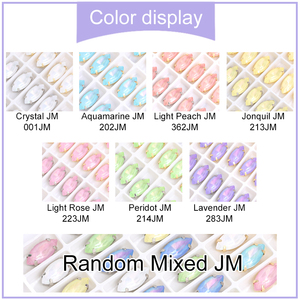 Xichuan Navette a forma di Aurora moka Strass pietre di cristallo con artiglio di rame cavo cucire su accessori fai <span class=keywords><strong>da</strong></span> te - Product Image 6