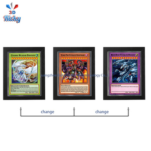 Ricky 3D Anime Poster Card battaglia per alimenti per animali domestici eco-friendly lenticolare lamina olografica mostro evocazione tema plastica Laser - Product Image 5